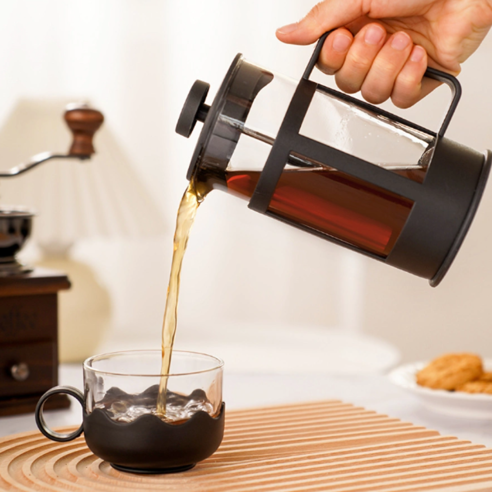 COFEEFRENCH - Cafetera con prensa francesa