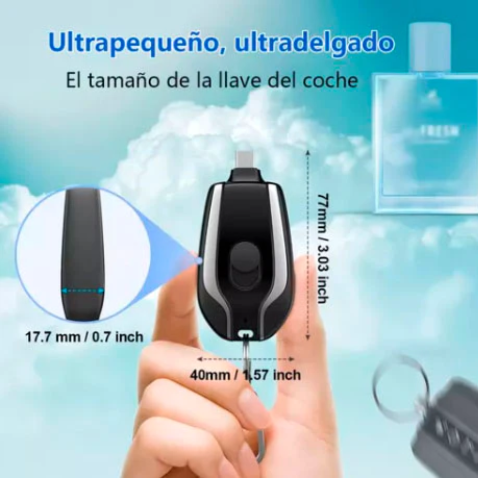 CHARGER KEY - cargador portátil de celular tipo llavero