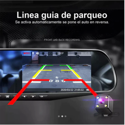 BACKMIRROR PRO - Retrovisor con cámara fullhd y sensor
