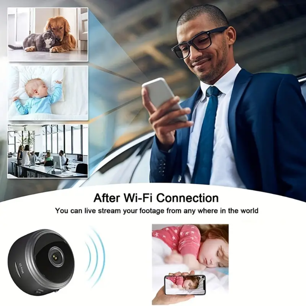 CAM PRO M - Mini cámara de seguridad magnética